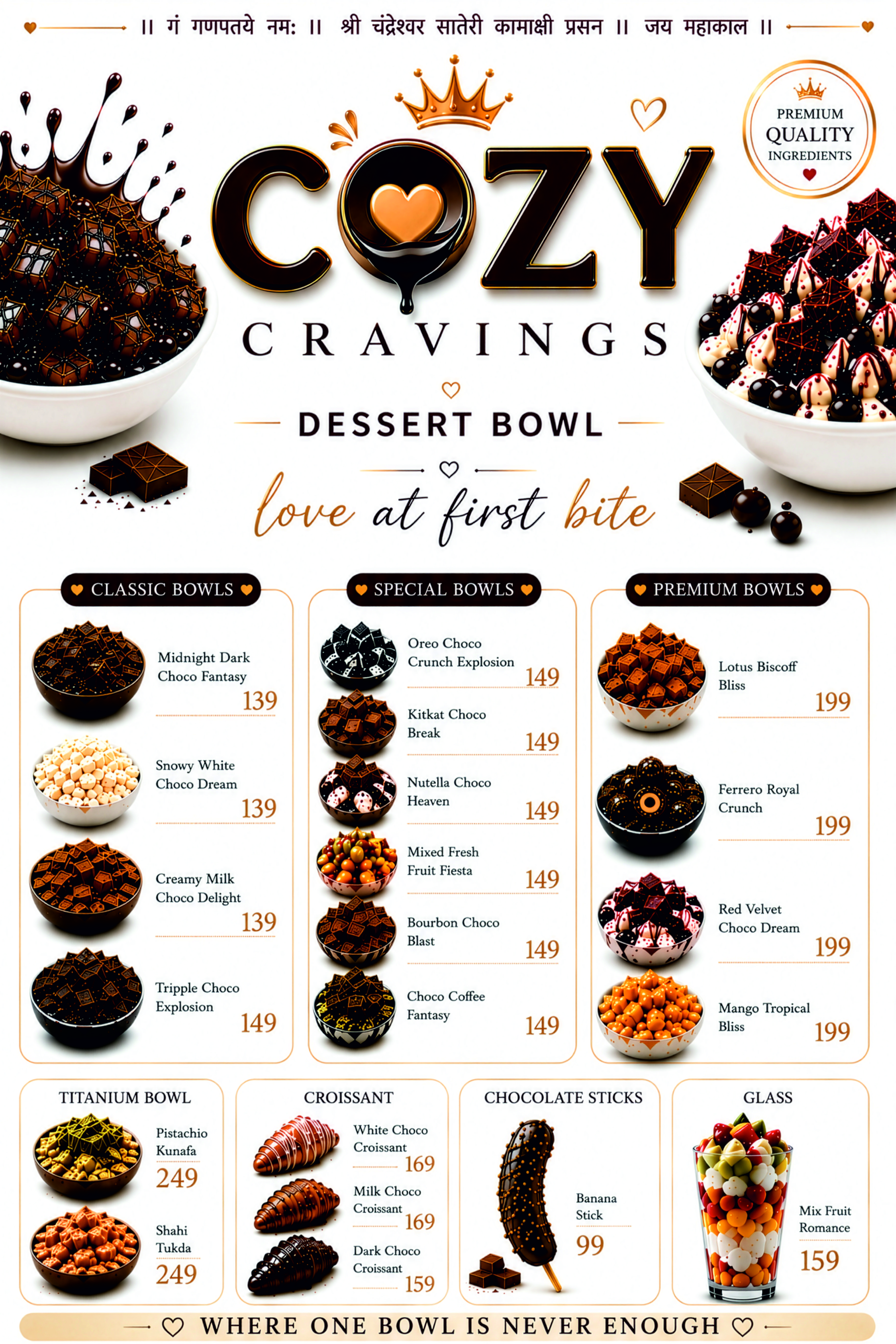 Restaurant Menu 1